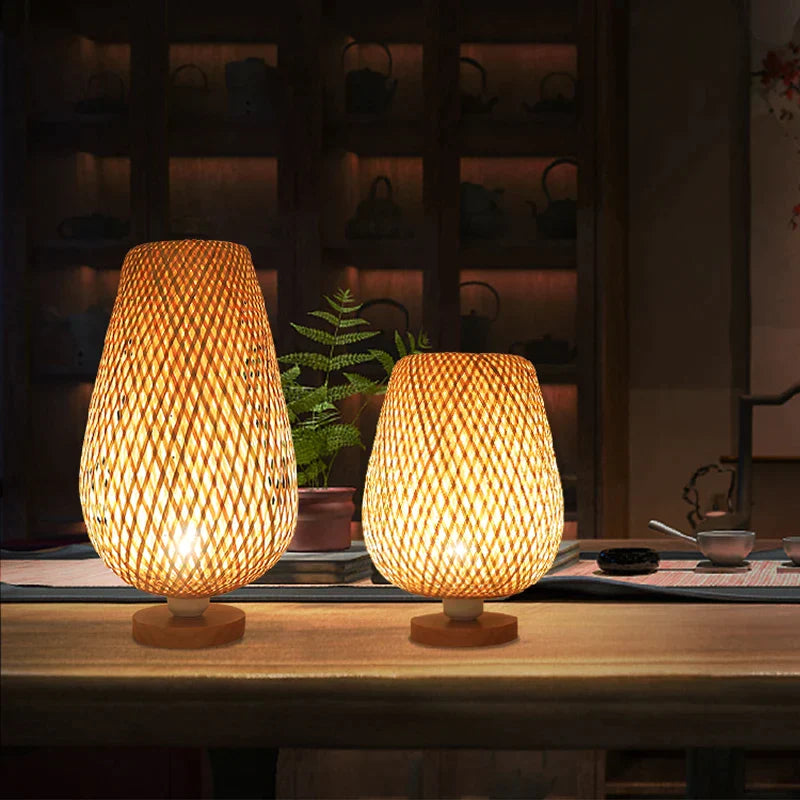 RetroBambooCraft - Vintage Bamboohandicraft Lampen