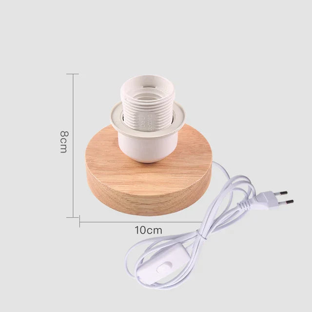 WoodWhimsy - Retro Holz Dekoration Lampe