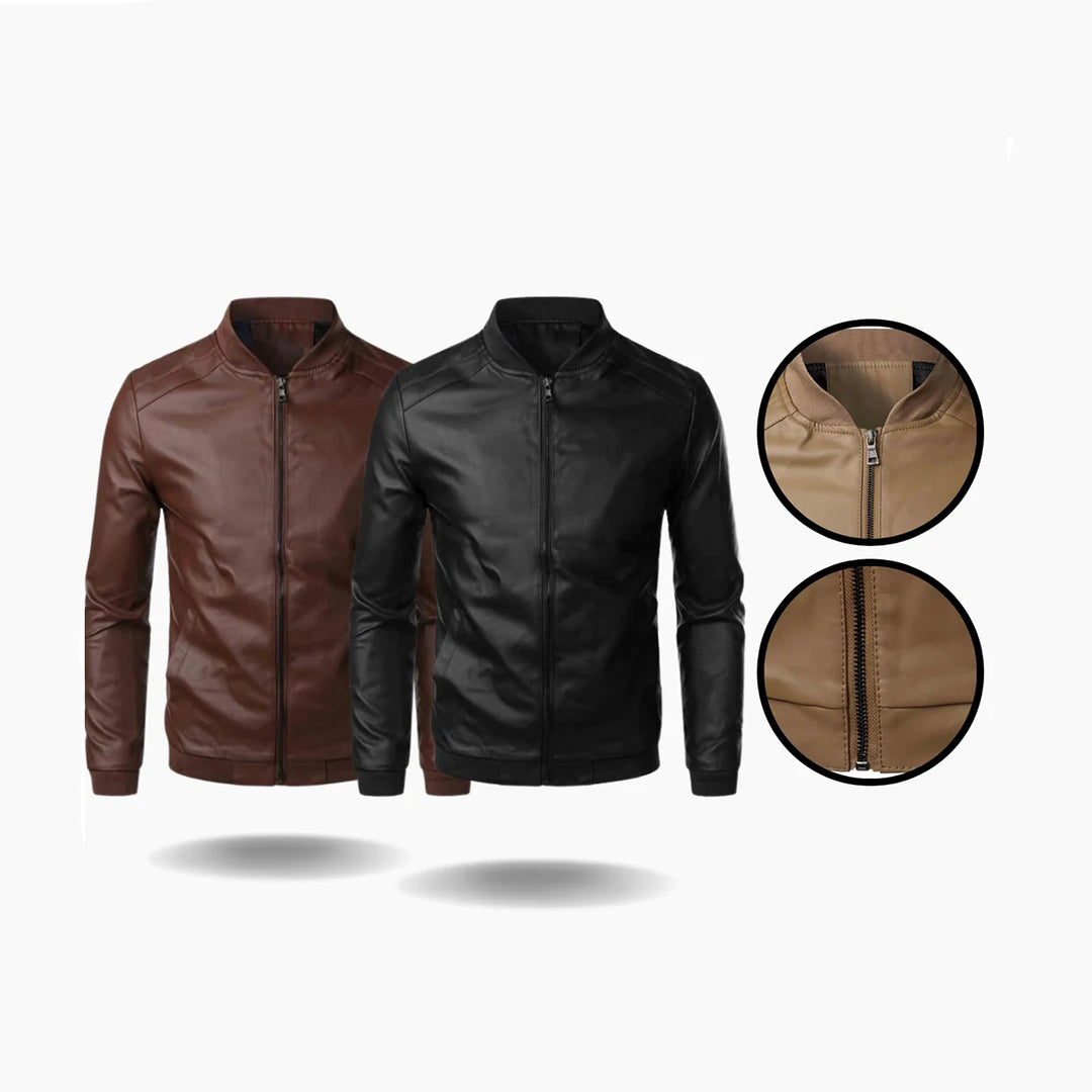 Sander - Robuste Jacke in Lederoptik