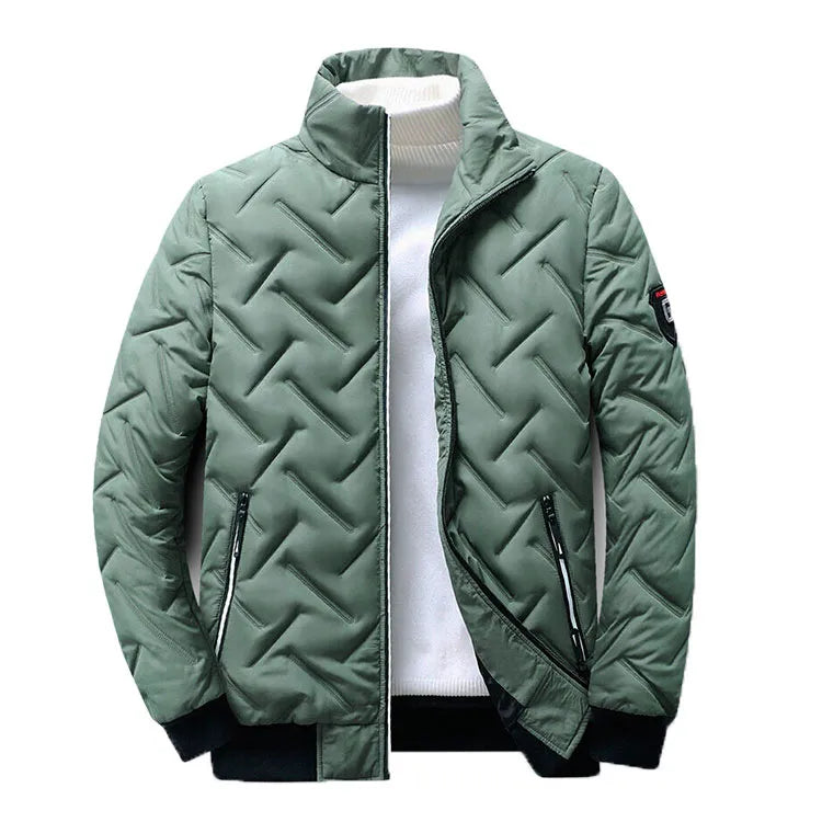 Malespire - Stylischer ZigZag-Bomber für Männer